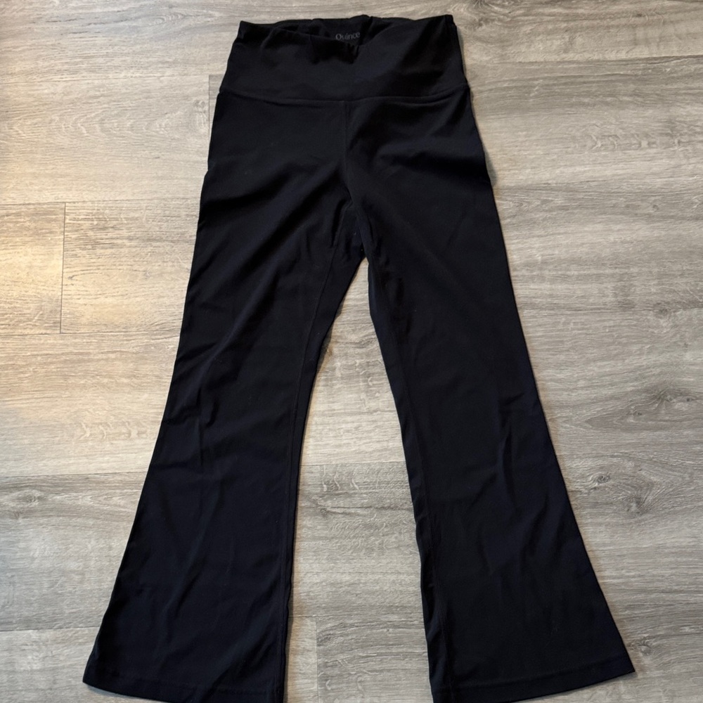 Quince Like New Ultra-Form High-Rise Flared Pant Legging